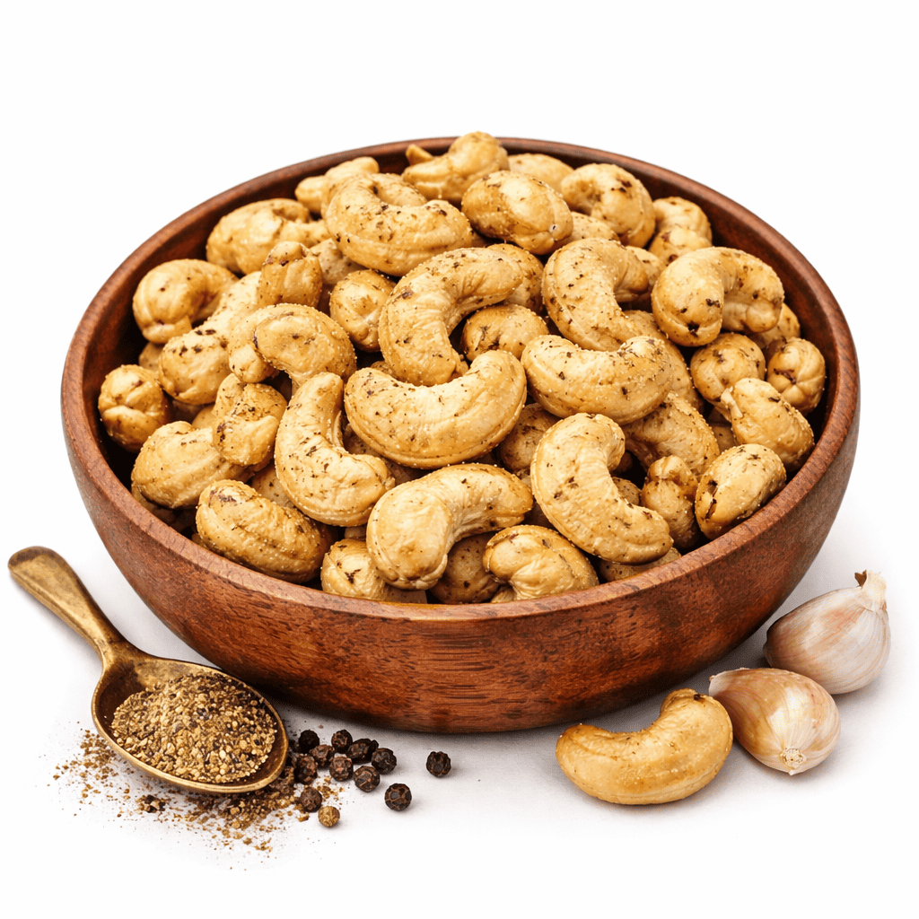 Dry Roasted Black Pepper Flavoured Cashew Nuts